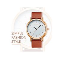 Dress Business, Leather Watch Band, Water Proof Case, Leather Watch Bands, Casual Design, Parisian Chic, Business Dresses, Design Simple, Leather Band