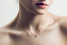 Rose Gold Heart Necklace, 14K Solid Gold Necklace, Love Gift, Minimalist Heart Necklace, Heart Shape Rose Gold Heart Necklace, Tiny Heart Necklace, Heart Shaped Pendant, Minimalist Women, Necklace Love, Solid Gold Necklace, Rose Gold Heart, Necklace Heart, Gold Heart Necklace