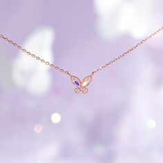 Float like a butterfly, sting like a bee! You'll dazzle everyone when you wear this butterfly necklace. This dainty piece features our best-selling Mari design, but with iridescent stones that catch the light beautifully. 18k gold plated, 18k rose gold plated, or rhodium plated over brass with a protective coating Cubic zirconia stones 16" chain with a 2" extension 1 cm charm width Shop our entire In the Garden Collection here Dainty Butterfly Clavicle Necklace For Parties, Dainty Butterfly Charm Necklace For Party, Dainty Butterfly Necklace For Party, Sting Like A Bee, Float Like A Butterfly, Butterfly Necklace Gold, Like A Butterfly, Necklace Chain Lengths, Butterfly Necklace