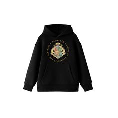 He'll love the cool style of this Boys 8-20 Harry Potter Hogwarts Crest Hoodie. He'll love the cool style of this Boys 8-20 Harry Potter Hogwarts Crest Hoodie. Crewneck Long sleevesFABRIC & CARE Cotton / Polyester Machine wash Imported Size: Small. Color: Black. Gender: male. Age Group: kids. Black Long Sleeve Sweatshirt For School, Black Hooded School Hoodie, Black Hooded Hoodie For School, Black Fall Sweatshirt For School, Black Sweatshirt For School In Fall, Casual Black Hoodie For School, Winter School Hoodie With Graphic Print, Winter Graphic Print Hoodie For School, Hogwarts Crest