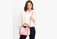 Knott Colorblocked Medium Crossbody Tote | KATE SPADE Crossbody Tote, Kate Spade New York, Smooth Leather, Kate Spade, Shoulder Strap, Gift Ideas