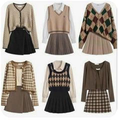 Stile Blair Waldorf, Rok Outfit, Academia Outfits, Swaggy Outfits, Mode Inspo, Kpop Fashion Outfits, 가을 패션, And Dresses, Teenage Fashion Outfits