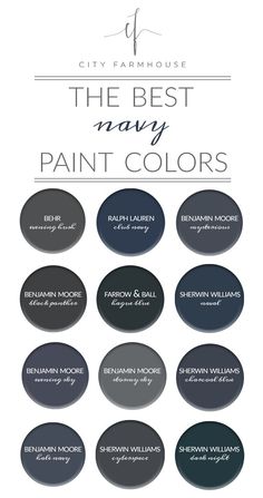 the best navy paint colors for your home