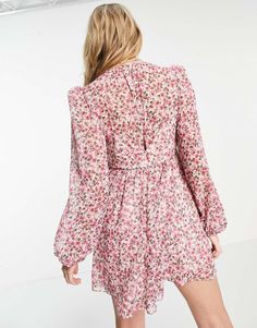 Dress by Ever New Crack the dress code All-over floral print Crew neck Blouson sleeves Gathered bust Back zip closure Regular fit True to sizes Floral Trends, Blouson Sleeve, Ruched Mini Dress, Summer Inspiration, Swim Shop, Forever New, Floral Style, All Over, Pin Tucks