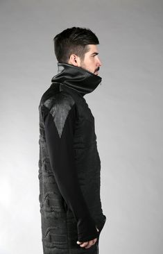 Apocalyptic Clothing, Cyberpunk Clothes, Burning Man Fashion, Rose Clothing, Long Coat Jacket, Fashion Suits For Men, Long Jacket, Gothic Style, Fashion Black