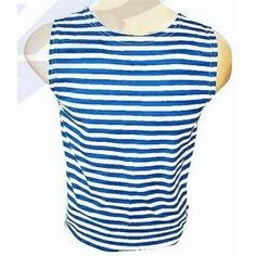 New! VDV T-shirt summer vest made in Belarus Landing of the USSR Sleeveless Cotton Vest For Summer, Striped Crew Neck Tops For Vacation, Cotton Sleeveless Muscle Tee For Summer, Sleeveless Cotton T-shirt For Beach, Summer Sleeveless T-shirt For Vacation, Casual Beach Tank Muscle Tee, Casual Beach Muscle Tank Tee, Casual Sleeveless Summer T-shirt, Blue Crew Neck Muscle Tee For Summer