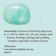 Amazonite Crystal Tips, Energy Muse, Amazonite Stone, Lucky Stone, Crystal Therapy, Crystal Magic