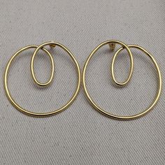 Gold-tone Gold-plated Pierced Earrings, Gold-tone Round Gold Plated Earrings, Gold-tone Gold-plated Plug Earrings, Gold-tone Gold Plated Plug Earrings, Matte Gold Metal Earrings For Formal Occasions, Yellow Gold Circle Earrings, Tarnish Resistant Round Metal Clip-on Earrings, Metal Plug Earrings With Plating As Gift, Metal Plug Earrings With Plating For Gift