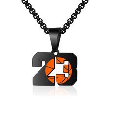 PRICES MAY VARY. 【Basketball Number Necklaces】Number necklace is a popular jewelry. 00-99 choose your favorite number, give this basketball gift for your family or your friend, bring lucky to them. 【Number Pendant Chain Size】length: 23 inches. Width: 0.09 inches. The chain is very strong and suitable for everyday wear.enjoy your baseball necklace. 【Made from stainless steel】Advantage is hypoallergenic waterproof, will not change color. Suit long time to wear and save. 【Meaningful Gift - Basertba Sporty Personalized Necklaces For Sports, Personalized Black Jewelry For Streetwear, Personalized Basketball Gifts, Necklace For Boys, Basketball Necklace, Baseball Necklace, Favorite Number, Number Necklace, Sports Jewelry