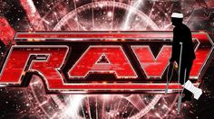 the raw logo is shown in red and black with fireworks around it, as well as stars