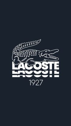 the logo for lacoste's football team, with an alligator on it