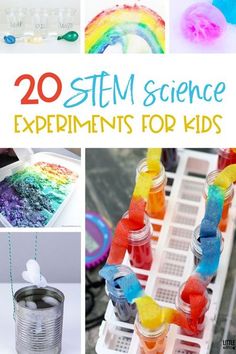 20 Easy and Fun STEM Science Experiments for Kids #STEM #science #kitchenscience Easy Science Crafts, Milk Science Experiment, Crafts To Do At Home, Stem Experiments, Kitchen Science, Science Experiments For Kids, Experiments For Kids, Science Crafts, Kid Experiments