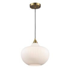 a white and gold light hanging from the ceiling