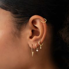 Classic Minimal Gold huggie hoop earrings that hug your ear perfectly. Perfect to wear alone or paired with other dainty earrings.| Lead and Nickel free.Sold as a PAIR 14K Solid Gold Thickness1.2mm(0.04in) Latch closure #ES040-G Dainty Gold Huggie Piercings, 14k Gold Filled Hoop Cartilage Earring, Minimalist 14k Gold Filled Huggie Earrings, 14k Gold Huggie Cartilage Earrings With Ear Wire, Single 14k Gold-filled Hoop Cartilage Earring, Modern Hypoallergenic Huggie Ear Cuff, Minimalist Huggie Earrings For Pierced Ears, Nickel Free Huggie Ear Cuff For Everyday, Minimalist Small Hoop Ear Cuff, Tarnish Resistant