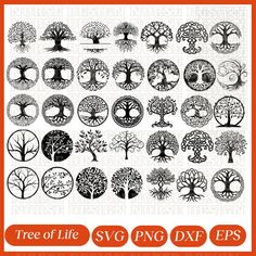 tree of life svg dxf files