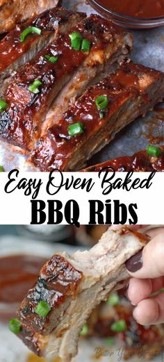 oven baked baby back ribs with bbq sauce