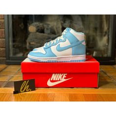 Thank You For Considering Our Store! We Appreciate Your Business And Support! Nike Dunk High “Blue Chill" Athletic Sneakers Men’s / Youth Size 6 Women’s Size 7.5 Brand New With Box Guaranteed 100% Authentic! Dd1399-401 Reach Out Before Submitting An Offer Since We Have This Item Listed Elsewhere & Want To Make Sure We Don’t Oversell! We Consider All Reasonable Offers! With That Said, We Invite You To “Watch" Our Items To Receive Special Offers Sent Directly To You! Thank You For Visiting! Follow Sporty Blue High-top Sneakers With Gum Sole, Casual Blue Basketball Shoes With Gum Sole, Nike Blue Basketball Shoes With Gum Sole, Blue High-top Basketball Shoes With Gum Sole, Nike Custom Sneakers Light Blue Round Toe, Light Blue High-top Custom Sneakers With Abzorb Midsole, Custom High-top Sneakers With Branded Heel, Blue Mid-top High-top Sneakers, Light Blue Round Toe Skate Shoes With Rubber Sole