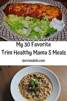 This is a recipe round-up of my favorite 30 S (Satisfying low-carb/high fat) meals from the Trim Healthy Mama plan. These work well in a keto diet as well. High Fat Meals, Trim Healthy Mama Recipes Dinner, Trim Healthy Mama Meal Plan, 1200 Calorie Diet Meal Plans, Healthy Diet Meal Plan