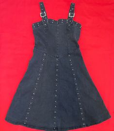 Rare Deadstock TrippNYC Mall Goth Dress Originally sold at Hot Topic in the early - mid 2000s - Adjustable shoulder straps - Back zipper - Silver hardware details - knee length depending on your height - Has some stretch to it In great vintage condition. Please review images for details and measurements This is the exact item you will be receiving. All items come from a smoke and pet free environment. Mall Goth Clothes, Mall Goth Dress, Tripp Dress, Wardrobe Makeover, Goth Dress, Tripp Nyc, Mall Goth, Purple Lace, Goth Outfits