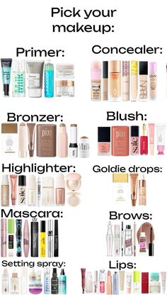 Makeup Products You Need To Have, Perfect Makeup Tutorial, Best Makeup Brands, Preppy Makeup, Simple Makeup Tips, Makeup List