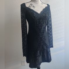 Brand New With Tags Cider Whimsigoth Witchy Fairycore Grunge Lace Damask 2-Tone Black Dress Size: S. Approx 15" P2p, 32" Length, 27.5" Arm Length Material: 95% Polyester, 5% Spandex Keywords: Long Sleeve, V-Neckline, Velvet, Black, Short, Whimsigoth, Witchy, Fairycore, Fairy Grunge, Lace, Damask, 2-Tone, Dark Feminine, Goth, Gothic, Fit And Flare, Lightweight, Elaborate Detail, Unique New To Poshmark? Arrive Here From A Search? Create An Account And Use The Code Krisclosetoasis To Get $10 Off Yo Feminine Goth, Fairycore Grunge, Fairycore Fairy, Dark Feminine, Fairy Grunge, Cider, Damask, Fit And Flare, Black Dress