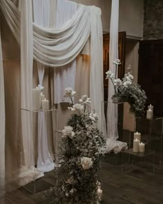 Wedding Ceremony Draping, Draped Arch, Ceremony Draping, Creative Floral Design, Wedding Drapery, Middleton Lodge, Modern Wedding Ceremony, Wedding Dining