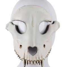 PRICES MAY VARY. 💀This animal skull mask is made of PU material, light weight and not too hard, safe for use. 💀When you wearing it, you can see by the mouth and nose holes on the mask. You also can draw colors or patterns on the mask. 💀With straps to hold the mask in place. It is suitable for adults, teenagers and childern. 💀The realistic simulation goat skull design has a good 3D effect and can add more fun and strong festival atmosphere to you and your friends. 💀Ideal for Halloween and ot Animal Skull Mask, Sheep Skull, Sheep Head, Medieval Cloak, Horror Mask, Props Free, Goat Skull, Cosplay Mask, Horror Masks