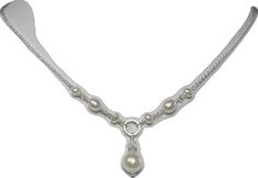 Silver Pearl Drop Necklaces, Elegant Silver Drop Pearl Necklace, Elegant Pearl Drop Necklace In Pearl White, Elegant Pearl White Drop Pearl Necklace, Elegant Silver Choker With Pearl Pendant, Elegant Drop Pearl White Necklace, Silver Pearl Necklace With Drop Shape, Elegant Silver Teardrop Choker, Elegant White Pearl Charm Choker