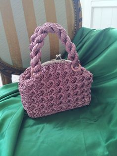 Handmade Bag, 70's style Bags, Crochet Bag, Hand Knitted bag, fuchsia color bag, Personalized Gift, luxury bag, shoulder bag, Woven Bag, vintage bag Hand Knitted fuchsia pink Crochet Bag | Personalized Gift Handmade crochet bag in fuchsia pink color! It has silver color snap closure and knitted handles. The bag has also fabric inside It is crocheted with high quality polyester yarn. I use only high quality materials for an excellent result ->If you want another color or size don't hesitate to se Vintage Rectangular Crochet Bag For Gift, Vintage Rectangular Crochet Bag As Gift, Vintage Rectangular Crochet Bag Gift, Hand Knitted Pink Bags For Gifts, Vintage Handmade Crochet Bag As Gift, Vintage Handmade Crochet Bag For Gift, Pink Hand Knitted Bags For Gifts, Handmade Retro Shoulder Bag For Evening, Vintage Pink Handmade Shoulder Bag