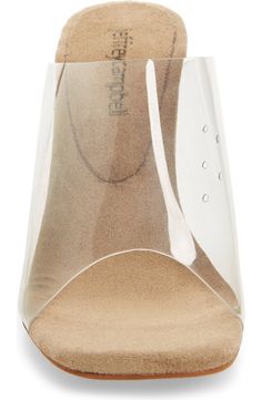 Jeffrey Campbell Clear Wedge Mule (Women) | Nordstrom Clear Wedges, Wedge Mules, Jeffrey Campbell, Fashion Advice, Mule, Open Toe, Bucket Bag, Fashion Accessories, Wedges