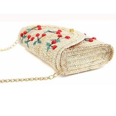 Item Type: Bags Gender: Women Material: Straw Lining Material: Polyester Length: 28 cm / 11.02 inch Width: 5 cm / 1.97 inch Height: 16 cm / 6.3 inch Interior: 1 Main Compartment, 1 Inside Zipper Pocket Closure Type: Hasp Weight: 400 g / 0.88 lbs Package Includes: 1 x Shoulder Bag Straw Beach Bag, Rattan Bag, Basket Bag, Embroidery Fashion, Metal Chain, Sling Bag, Beach Bag, Shoulder Bag Women, Fashion Backpack