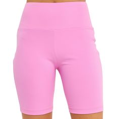 Pink Highwaisted Bike Shorts - Shop Amour Boutique Biker Shorts Outfit, Shorts Outfits, Biker Shorts, Bike Shorts, A A, Short Outfits, High Waisted, Bike, Womens Shorts