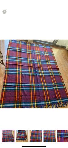 Vintage 1950's Royal Huge Scot Samuel Tweed Wool Throw Blanket 85" X 65" Fringe.  Free shipping in continental United States .Please contact me for international shipping rates. Wool Throw Blanket, Woodland Hills, Wool Throw, Vintage 1950s, Throw Blanket, Pet Supplies, Purses And Bags, Craft Supplies, Wool