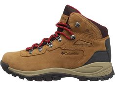 Columbia Newton Ridge Plus Waterproof Amped | Zappos.com Hiking Wear, Hiking Boots Women, Waterproof Hiking Boots, Hiking Boot, Waterproof Shoes, Trail Shoes, Designer Boots, Rubber Heels, Suede Booties