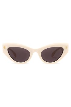 Frame Material: Recycled AcetateFrame Shape: Cat-EyeFrame Type: Full RimLenses Color: Gray GradientPolarized: NoMirrored: NoType: SunglassesGender: WomenStyle: Casual Alexander Mcqueen Sunglasses, Cat Eye Frames, Alexander Mcqueen, Lenses, Alexander, Sunglasses, Frame, Color