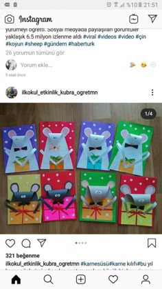 an image of some cards with animals on them