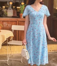 Lenin Frocks For Women, Simple Frock Design, Recycled Dress, Simple Frocks, Simple Kurta Designs, Beautiful Casual Dresses, Frock For Women, Womens Trendy Dresses, Stylish Short Dresses