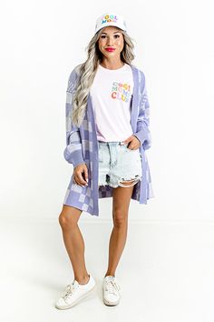 – The perfect casual but cute tee – Lightweight cotton material – Colorful COOL MOMS CLUB lettering on the front and back – Round neckline – Short loose sleeves – Slouched silhouette that falls into a straight hemline Measurements S : Bust 36", Hip 36", Length 28.5", Sleeve Length 8.5", Waist 36". M : Bust 40", Hip 40", Length 29", Sleeve Length 8.5", Waist 40". L : Bust 44", Hip 44", Length 30", Sleeve Length 10", Waist 44". Oversized College Style Top For Spring, Oversized Spring College Style Top, Relaxed Fit College Style Tops For Spring, Spring College Style Relaxed Fit Tops, Spring College Style Tops With Relaxed Fit, Relaxed Fit Spring College Style Tops, Spring Relaxed Fit Tops For College, Cotton Tops With Graphic Print For Weekend, Cotton Tops For College Loungewear