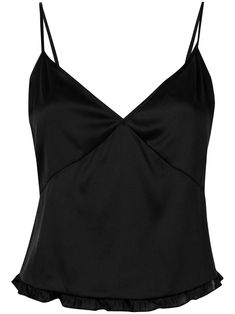 Find FLEUR DU MAL Silk Camisole Top on Editorialist. black stretch silk spaghetti straps V-neck lettuce hem Silk Camisole Top, Satin Noir, Satin Camisole, Lettuce Hem, Black Camisole, Silk Camisole, Dream Clothes, Black Stretch, Gossip Girl