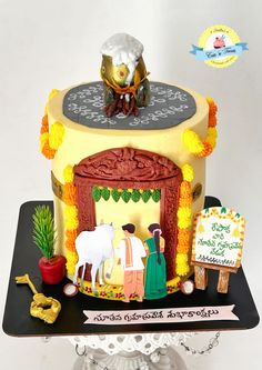 House warming cake House Warming Cake, House Warming Ceremony, Cake Designs, House Warming, House Warming Gifts, Cake