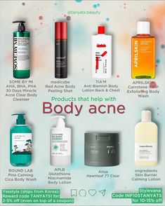 Body Acne Remedies, Combo Skin Care, Top Rated Skin Care Products, Chest Acne, Exfoliating Body Wash, Oily Skin Care Routine, Body Hygiene, Body Acne