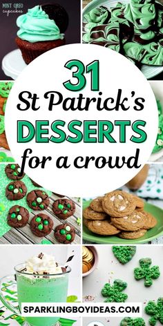 st patrick's desserts for a crowd