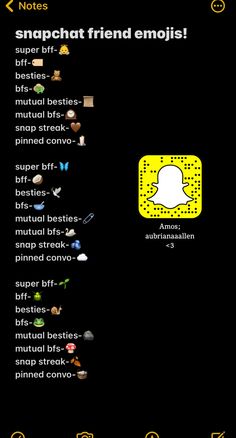 the snapchat friend emojis app on an iphone