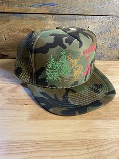 Hat is brand new. Never worn or used. Hat is adult size. Check out pictures to see what you get. Free shipping inside the USA. Hat will be shipped in a box. Military Snapback Hat For Outdoor, Military Style Snapback Hat For Outdoor, Trucker Hat With Flat Bill For Hunting, Camouflage Flat Bill Hat For Outdoor, Winter Trucker Hat With Curved Brim, Winter Outdoor Trucker Hat With Flat Bill, Winter Outdoor Trucker Hat With Flat Brim, Winter Flat Brim Trucker Hat For Outdoor, Camouflage Trucker Baseball Cap Snapback