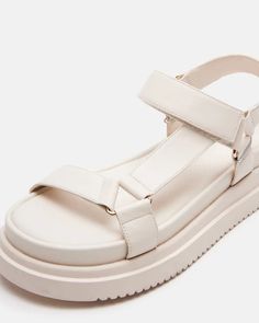 MATINA Bone Leather Platform Sandal | Women's Sandals – Steve Madden Sporty Platform Sport Sandals, Sporty Platform Sport Sandals In Synthetic, Sporty Platform Sport Sandals With Synthetic Material, Sporty Leather Platform Sport Sandals, Leather Platform Sport Sandals, Synthetic Double Strap Platform Sport Sandals, Synthetic Double Strap Sport Sandals With Platform, Synthetic Sport Sandals With Round Toe And Strap, Sporty Leather Platform Sandals