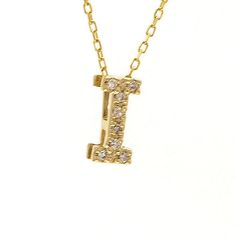 Birmingham Jewelry Item Number: BJI138835 Women's Gold Necklace Initial "I" Necklace With Diamonds Available: 14K White Gold, 14K Yellow Gold Chain Included: 16" - 18" Adjustable Dimensions: H:7mm approx. Setting: Micro Pave Diamond: 0.03ct approx. *The possibilities are not limited to the options in the dropdown. For pricing on further customizations & special options, please call: 1-586-939-5100 I Necklace, Mothers Jewelry, Initial I, Push Gifts, Necklace With Diamonds, Mother Jewelry, Necklace Initial, Page Number, Initial Jewelry