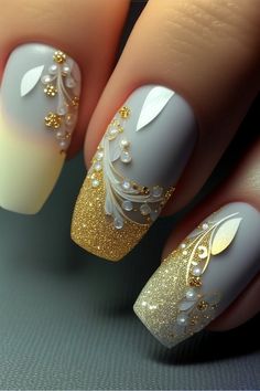 Are you in search of some modern and chic nail manicure designs to enhance your look? Then you've come to the right place. In this pin, I'll show you 10 fantastic nail design ideas that are simple to do and fitting for any occasion. Whether you want to go for a standard, sophisticated, or edgy style, you'll find something that fits your personality and mood. #naildesign #nails #manicure Nail Designs For Autumn, Talon Nails, Stone Nail Art, Manicure Designs, Fall Nail Trends, Pretty Nail Art Designs, Pretty Nail Art, Nail Patterns, Nails Manicure