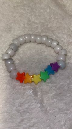 #kandi Kandi Singles, Cloud Bracelet, Kandi Ideas, Star Cloud, Rainbow Star, Beauty Book, Jewelry Bracelets, Beaded Bracelets, Accessory Gift