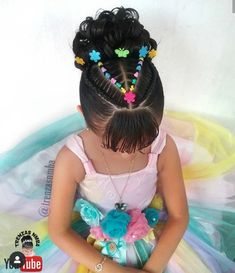 Toddler Hairstyles Girl Fine Hair, Baby Girl Hairstyles Curly, Girl Hairdos, Girl Hair Dos, Lil Girl Hairstyles, Rave Hair, Hair Fixing, Toddler Hairstyles Girl