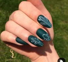 Green Cactus Nails, Nail Ideas Cactus, Westerns Nails, Desert Themed Nails, Nails With Cowboy Hat, Country Valentines Nails, Nails With Cactus Design, Cactus Nail Ideas, Nail Designs Cactus